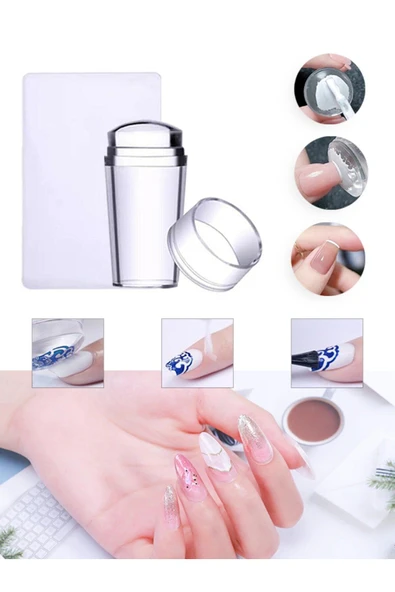 Oje Baskısı İçin Silikon Başlıklı Transfer Dizayn Baskı Aparatı EVV-82685O - Resim 4