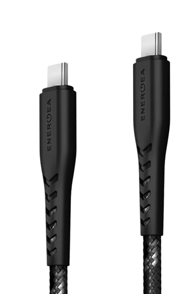 NyloFlex 1.5M 100W Type-C to Type-C PD Hızlı Şarj Kablo - Siyah - Resim 2