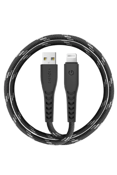 C89 NyloFlex 3M 3A USB to Lightning Hızlı Şarj Kablo - Siyah ürün görseli