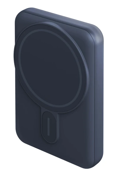 MagPac Mini 10.000 mAh 20W Type-C 15W Kablosuz Şarj - Stant Özellikli Magsafe Powerbank - Lacivert ürün görseli 1