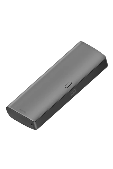 ComPac Ultra 35 20.000 mAh Dijital Göstergeli 35W Type-C 22.5W USB PD Hızlı Şarj Powerbank - Koyu Gri - 2