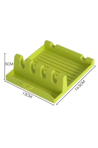 Çok Amaçlı Kaşık Altlığı Kepçe Altlığı Kapak Tutucu EVV-81785 - Resim 2