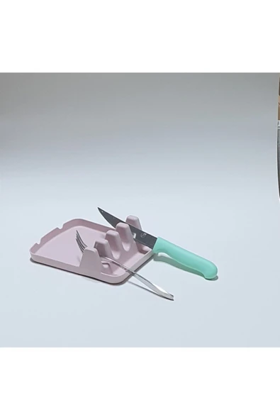 Çok Amaçlı Kaşık Altlığı Kepçe Altlığı Kapak Tutucu EVV-81785 - Resim 3