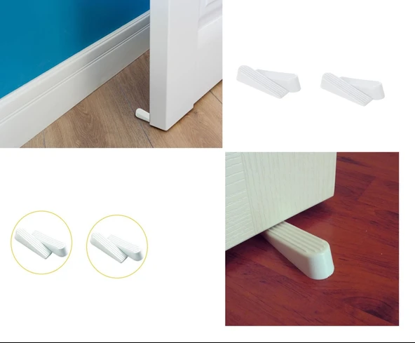 Kapı Stoperi - Kapı Altı Stoperi - Beyaz 8 Adet ürün görseli