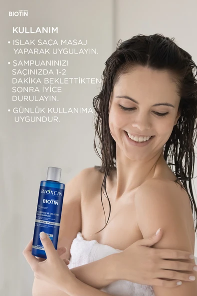Bioxcin Şampuan Günlük Biotin 300 ml - Resim 3