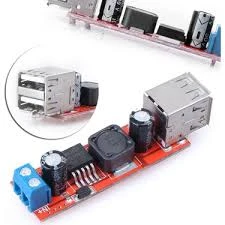 Gözeler Çift USB çıkışlı 9V / 12V / 24V / 36V - 5V Dönüştürücü DC 3A - Resim 4