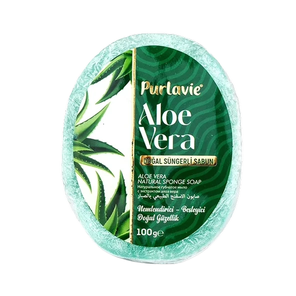 Purlavie Aloe Vera Süngerli Sabun 100 Gr - 1