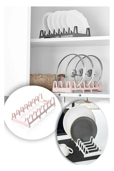 Tencere Kapağı Organizeri - Pratik Tabaklık EVV-82080 ürün görseli