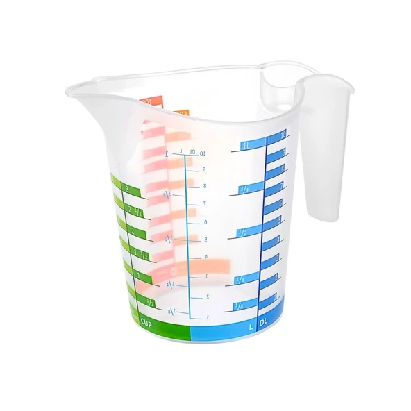 Ölçü Kabı Dereceli Renkli 500ML ürün görseli 1