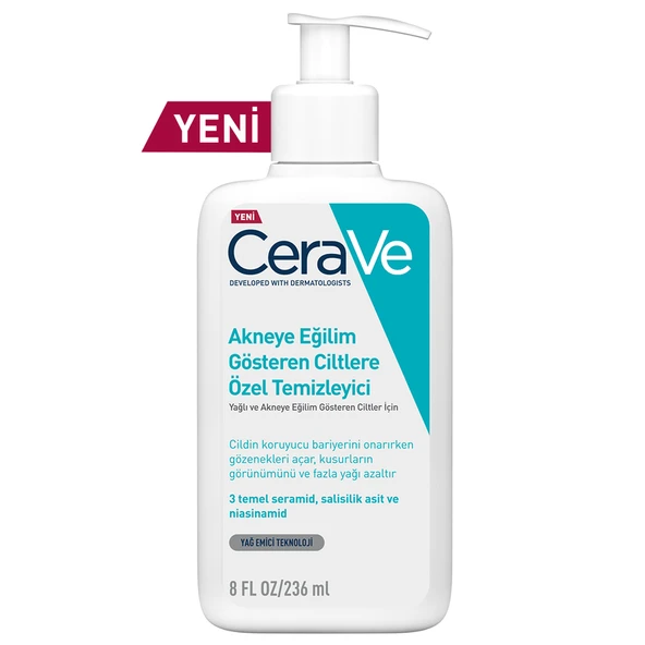 CeraVe Akneye Eğilim Gösteren Ciltler İçin Özel Temizleyici 236 ML - 2