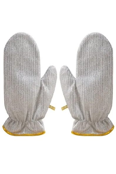 2li Telli Bulaşık Eldiveni Su Geçirmez Kir Sökücü Tava Tencere Ovma Mutfak Banyo Temizlik Eldiveni EVV-86922 - Resim 3