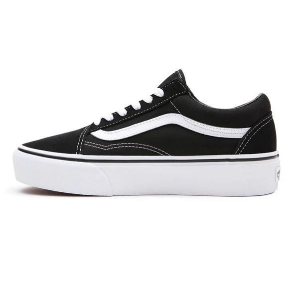 Vans Old Skool Platform Black White - 4