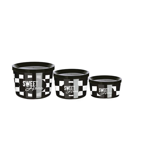 Saklama Kabı 3 Boy İç İçe Geçmeli Kolay Saklanır Yer Tutmaz- (360-800-1400ml) EVV-ELEXTTAP9508 ürün görseli 1