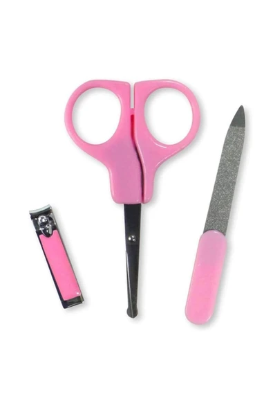 Baby Bebek Tırnak Bakım Seti - Pembe EVV-81621 - Resim 3