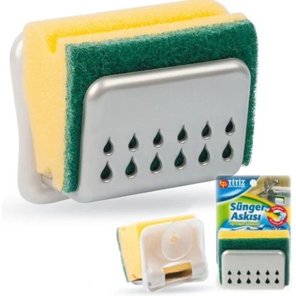 Sünger Askısı Sponge Hanger -BUlaşık Süngeri Askısı EVV-10222 ürün görseli 1