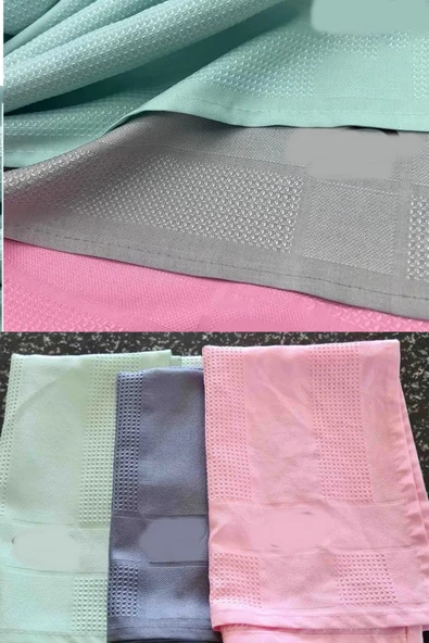 3 Adet Gerçek Mikrofiber Temizlik Bezi (40x60 cm) - İz Bırakmaz Cam Ev Araba Temizlik Bezi EVV-86961 - Resim 3