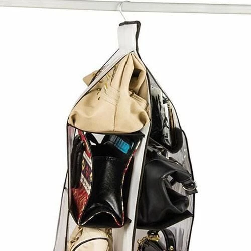 10 Bölmeli Dolap İçi Şeffaf Çanta Organizeri - 2