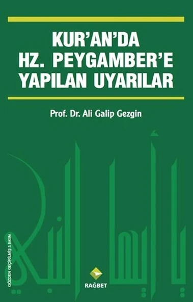 Kur'an'da Hz.Peygamber'e Yapılan Uyarılar ürün görseli