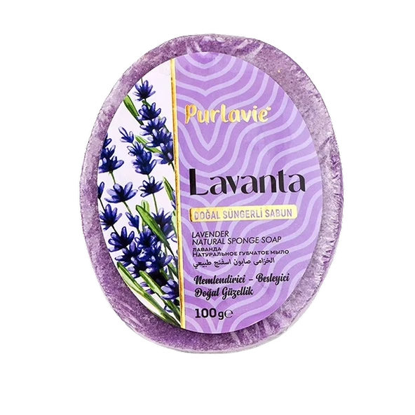 Purlavie Süngerli Lavanta Sabunu 100 Gr - 1