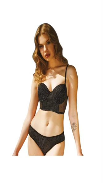 Büşra 390 Balenli Destekli Sütyen Takım