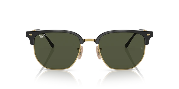 Ray-Ban New Clubmaster 4416 601/31 Black/Gold-Green Güneş Gözlüğü - 2
