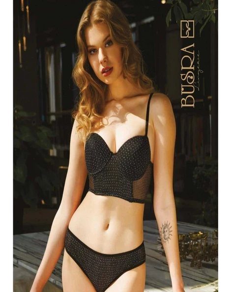 Büşra 390 Balenli Destekli Sütyen Takım - 4