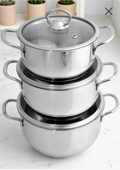 Bytedarikcimtevfik 6 prc Güveç Tencere Set - Resim 2