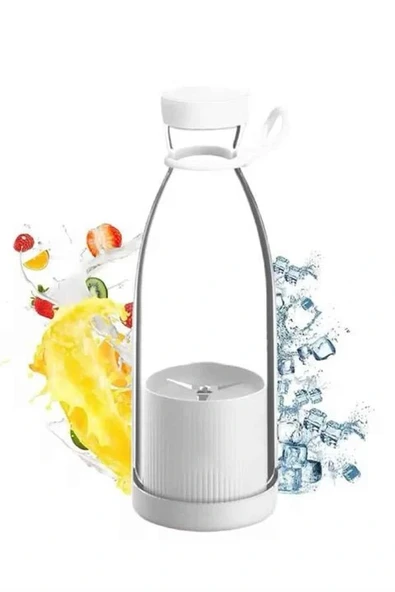 u Geçirmez Kablosuz Şarjlı Dayanıklı Taşınabilir Mini Blender - 4