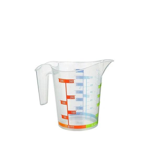 Ölçü Kabı Dereceli Renkli 1000 ML + 300 ML Set - 3