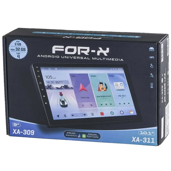 FOR-X FORD FOCUS 2 DİGİTAL(2005-2011)-9''ANDROİD GERÇEK 2+32 GB / 4 ÇEKİRDEK 1.6Ghz / WIFI 5.0Ghz / BT 5.4-KABLOSUZ CARPLAY-AHD HD GERİ GÖRÜŞ KAMERA HEDİYE - 8
