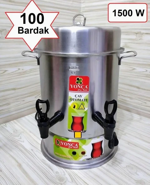 Yonca 100 Bardaklık Elektrikli Çay Otomatı ürün görseli 1