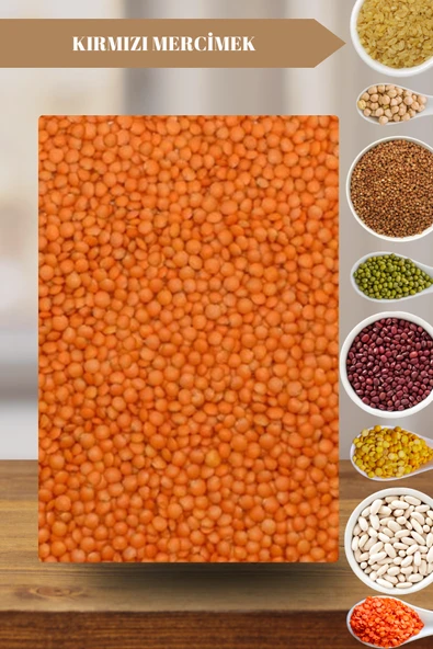 Taş Değirmenden Organik Organik Atalık Kırmızı Mercimek - 1 Kilo - Resim 2