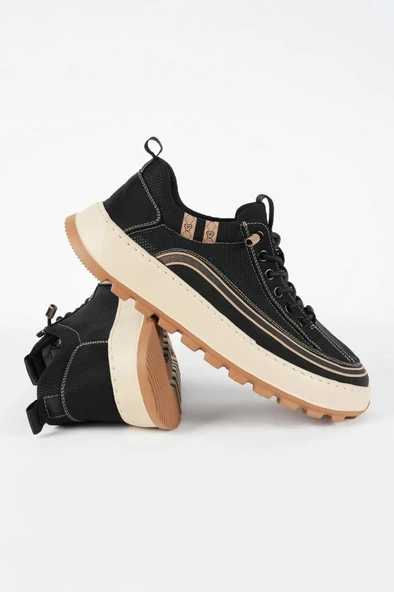 GUJA 25Y514 HAFİF LASTİKLİ ERKEK FİLELİ SPOR AYAKKABI - Resim 4