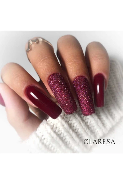 Claresa Kalıcı Oje Koyu Kızıl 308 5g - Resim 2