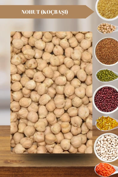 Taş Değirmenden Organik Organik Atalık Nohut (Koçbaşı) (9MM) - 5 Kilo - Resim 2