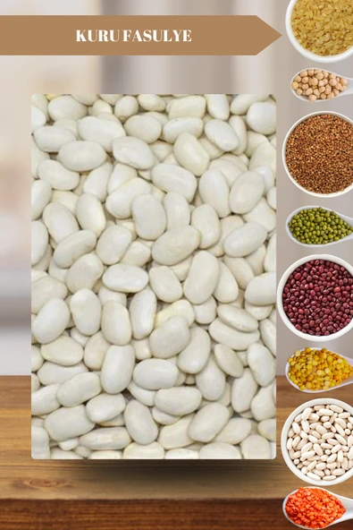 Taş Değirmenden Organik Organik Atalık Kuru Fasulye - 1 Kilo - Resim 2