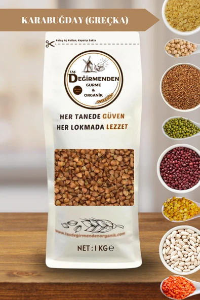 Taş Değirmenden Organik Organik Atalık Karabuğday (Greçka) - 1 Kilo ürün görseli