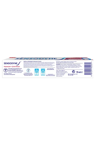 Sensodyne Hassasiyet + Çürük Karşıtı Diş Macunu 75 ml - 2