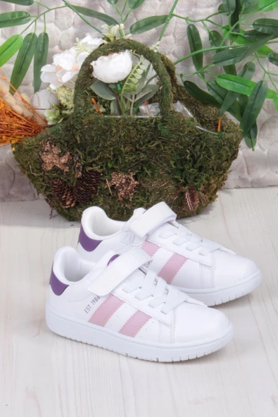 Fort Cool Cooper Rahat Esnek Sneaker Kız Çocuk Spor Ayakkabı - 5