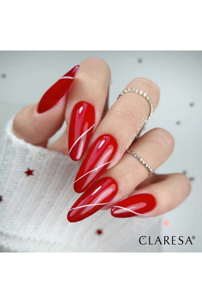 Claresa Kalıcı Oje Klasik Kırmızı 418 5g - Resim 3