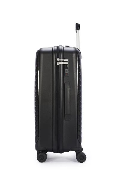 Pierre Cardin Trolley Valiz Siyah Orta Boy 04PC8005-02-SY - Resim 3