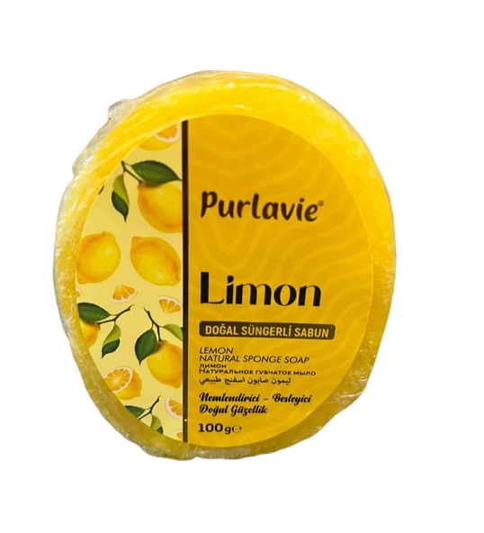 Purlavie Süngerli Limon Sabunu 100 Gr - 1