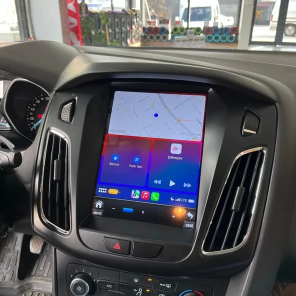 FOR-X FORD FOCUS 3-4 TESLA(2012-2018)-9.7'' QLED ANDROİD GERÇEK 4+64 GB / 4 ÇEKİRDEK 1.6Ghz / WIFI 5.0Ghz / BT 5.4-KABLOSUZ CARPLAY-AHD HD GERİ GÖRÜŞ KAMERA HEDİYE - 4