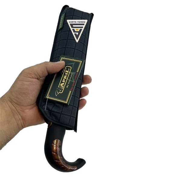 April A-226G A4 Baston Sap 10 Telli Tam Otomatik Şemsiye - Resim 6