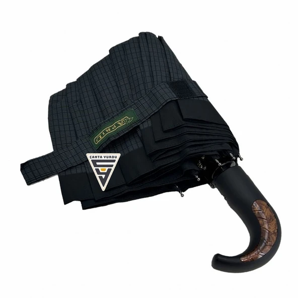 April A-226G A6 Baston Sap 10 Telli Tam Otomatik Şemsiye ürün görseli 1