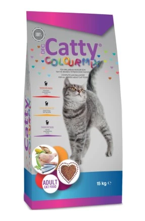 Catty Colour Mix Tavuklu Yetişkin Kedi Maması 15 Kg