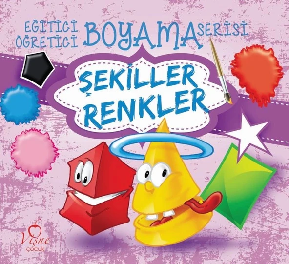 Eğitici Öğretici Boyama Serisi - Şekiller Renkler ürün görseli