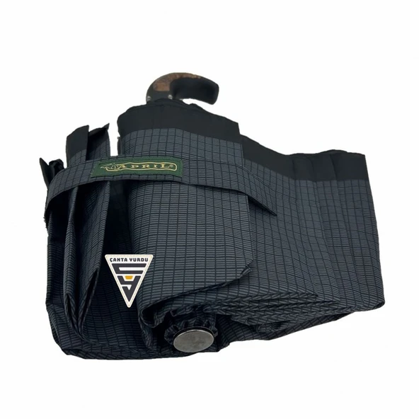 April A-226G A8 Baston Sap 10 Telli Tam Otomatik Şemsiye - Resim 8