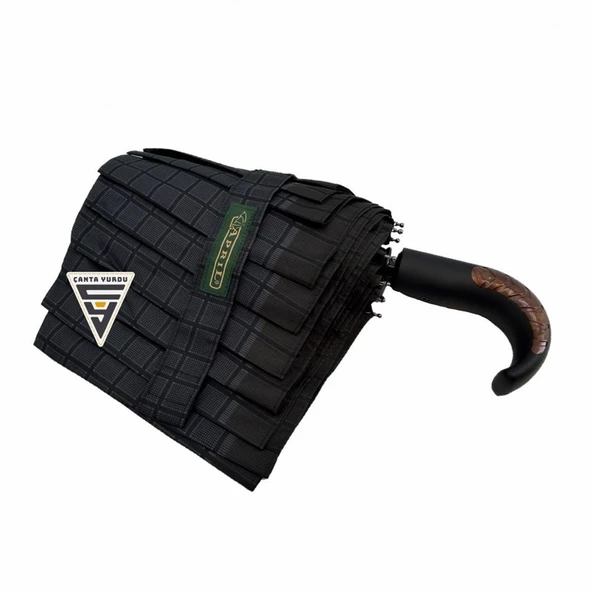 April A-226G A4 Baston Sap 10 Telli Tam Otomatik Şemsiye ürün görseli 1