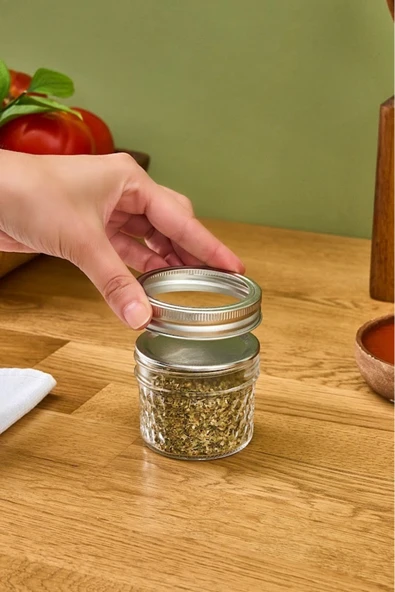 x Refika Boyunsuz Baklava Desen Kavanoz 100 Ml - Resim 3